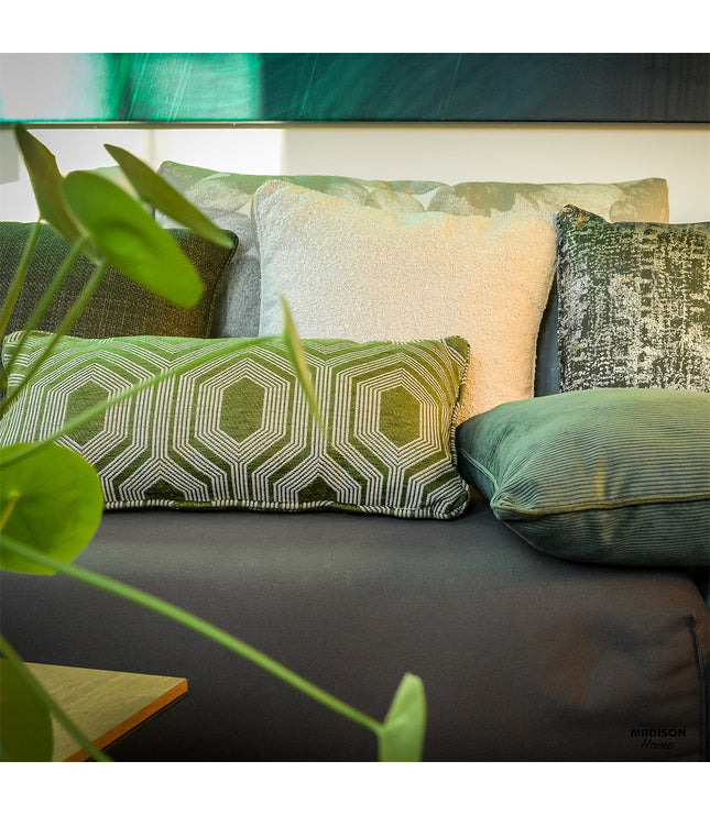 Dekoratives Kissen ca. 30 x 60 cm Nola Grün