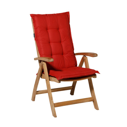 Kussen lage rug ca.105x50cm Basic red