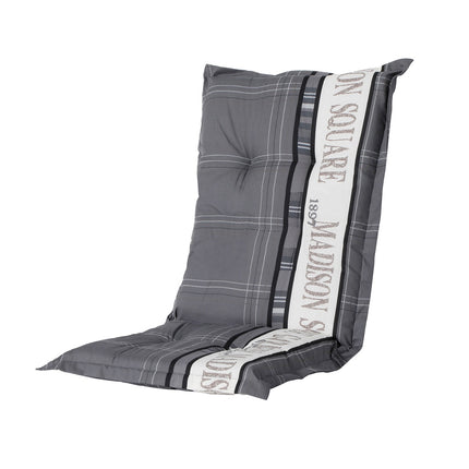 Kussen lage rug ca.105x50cm Madison garden grey