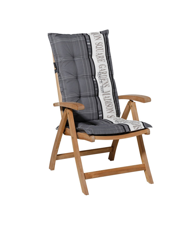 Kissen Low Rücken ca.105x50 cm Madison Garden Grau