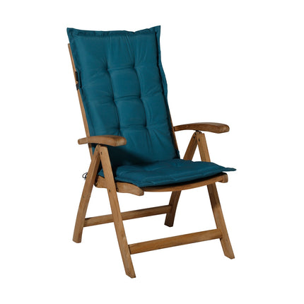 Kussen lage rug ca.105x50cm Panama sea blue