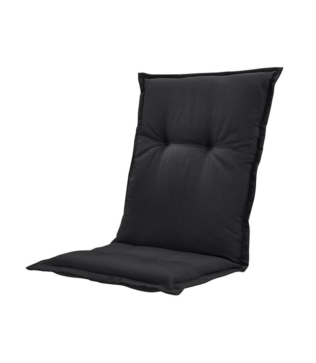 Pushion Low Back Ca.105x50 cm Panama Schwarz