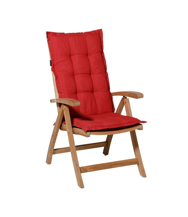 Kissen Low Rücken ca.105x50 cm Panama Ziegelrot rot