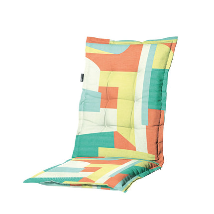 Kussen lage rug ca.105x50cm Patch pastel