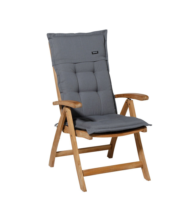 Kissen mit niedrigem Rücken ca.105x50 cm Rippengrau