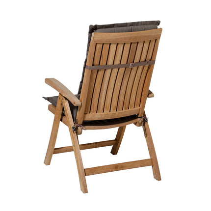 Kussen lage rug ca.105x50cm Outdoor Oxford taupe