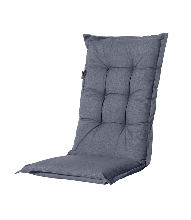 Kissen hochrücken ca. 123x50 cm Outdoor Manchester Denim Grey
