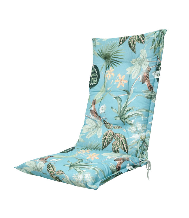 Kissen hochrücken ca. 123x50 cm Outdoor+ Gras -Aqua