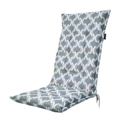 Kussen hoge rug ca.123x50cm Outdoor+ Trivia grey