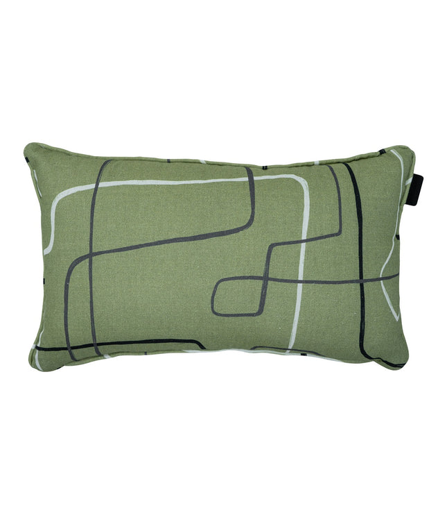 Sierkussen paspel ca.30x50cm Joah sage