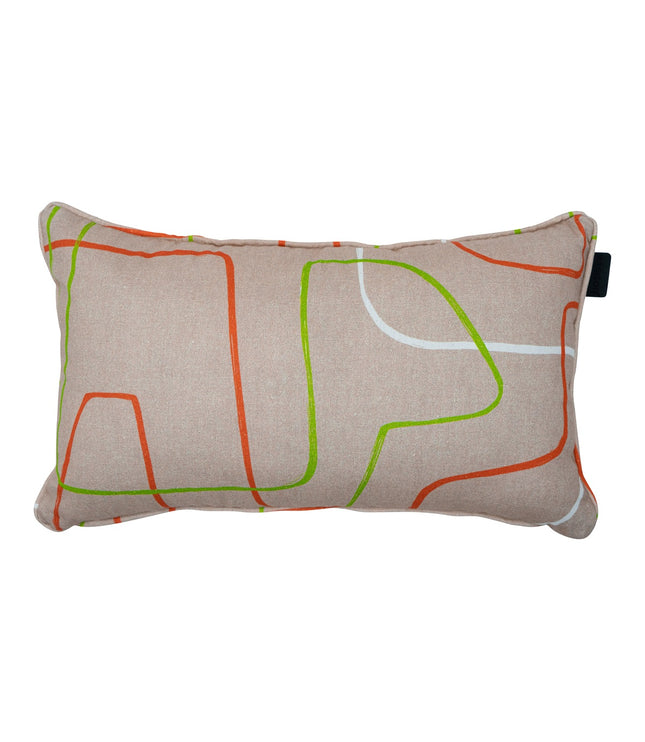 Sierkussen paspel ca.30x50cm Joah terra