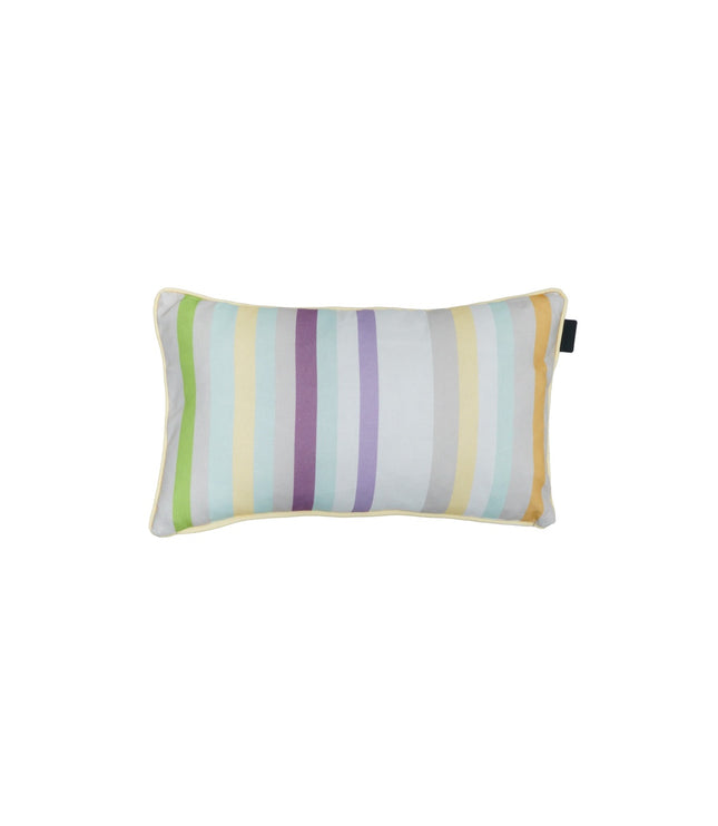 Sierkussen paspel ca.30x50cm Righe purple