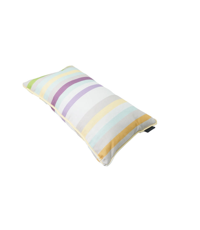 Sierkussen paspel ca.30x50cm Righe purple