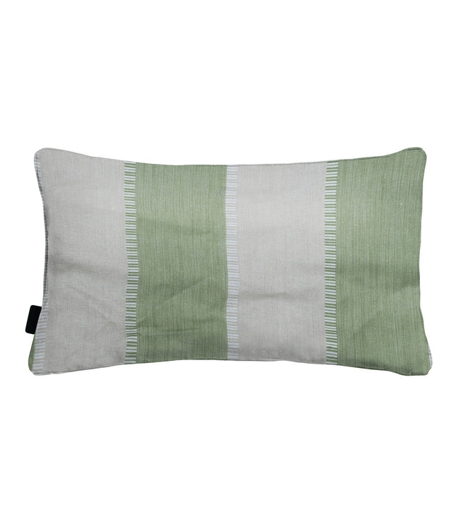 Sierkussen paspel ca.30x50cm Banda kaki