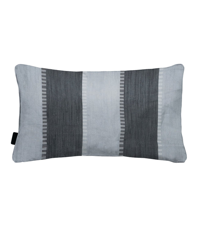 Sierkussen paspel ca.30x50cm Banda grey