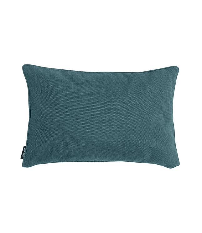 Dekorative Kissen Paspel ca.30x50 cm seeblauer Leinwand Eco+