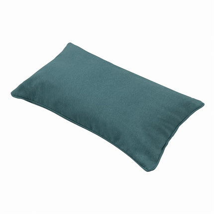 Dekorative Kissen Paspel ca.30x50 cm seeblauer Leinwand Eco+