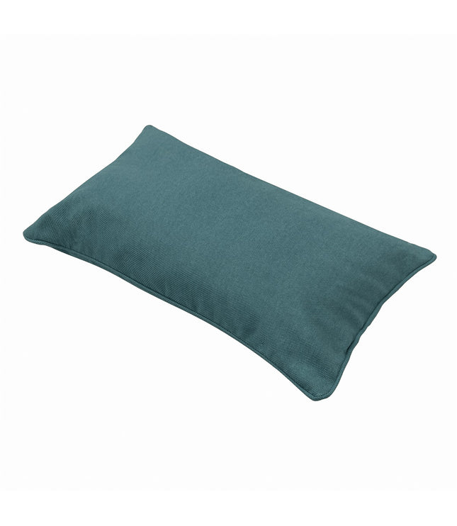 Dekorative Kissen Paspel ca.30x50 cm seeblauer Leinwand Eco+