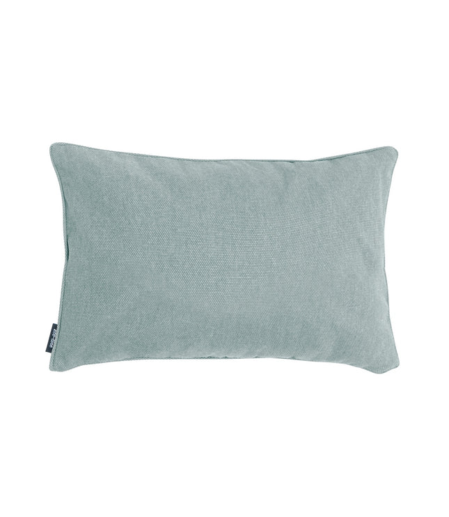 Dekorative Kissen Paspel ca.30x50 cm Silber Canvas Eco+