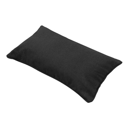 Dekorative Kissen Paspel ca.30x50 cm Schwarzer Leinwand Eco+