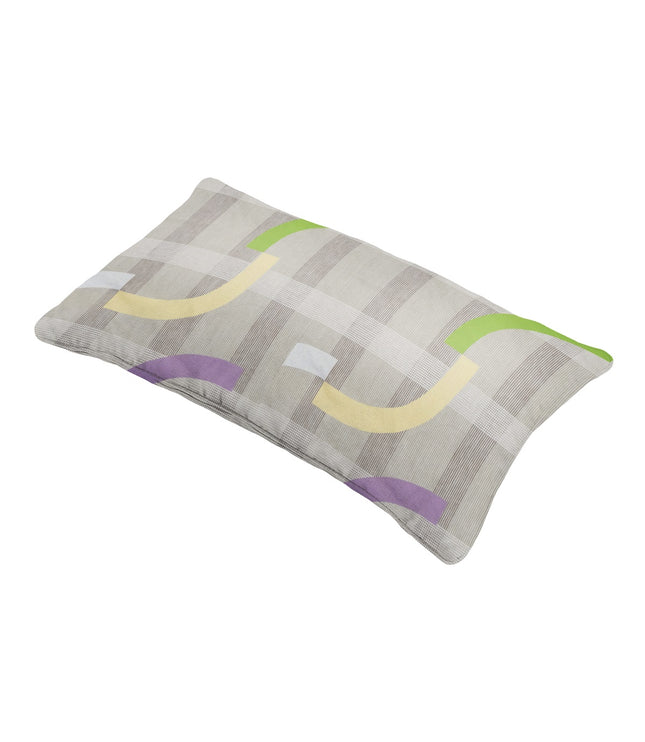 Sierkussen paspel ca.30x50cm Tess purple