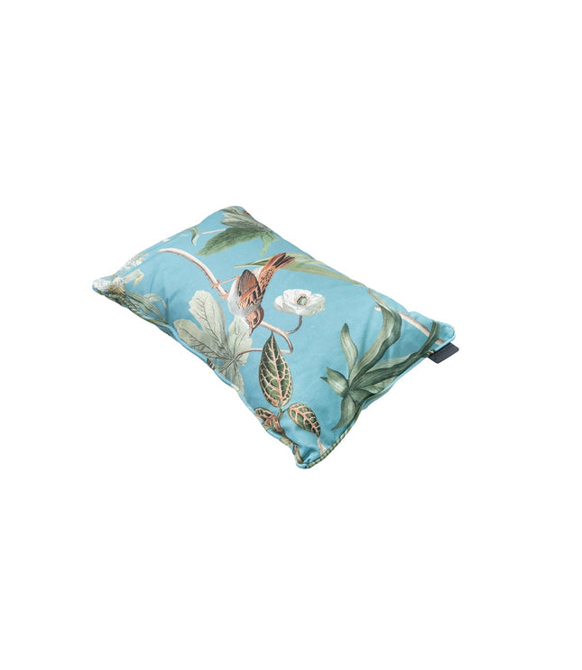 Dekorative Kissen Paspel ca.30x50 cm Outdoor+ Gras -Aqua