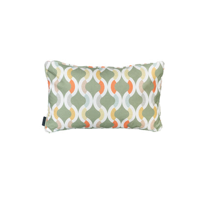Sierkussen paspel ca.30x50cm Outdoor+ Trivia green