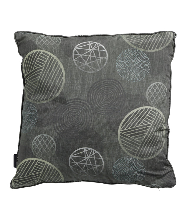 Sierkussen paspel ca.50x50cm Circle green