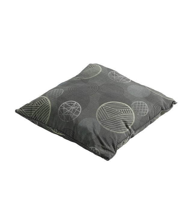 Sierkussen paspel ca.50x50cm Circle green