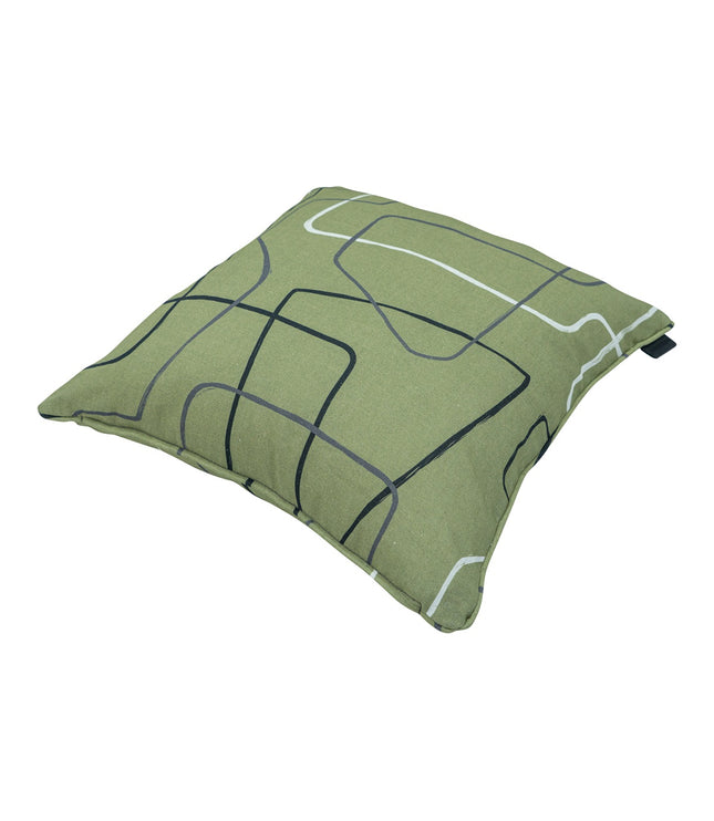 Dekorative Kissen Paspel ca.50x50 cm Joah Salbei