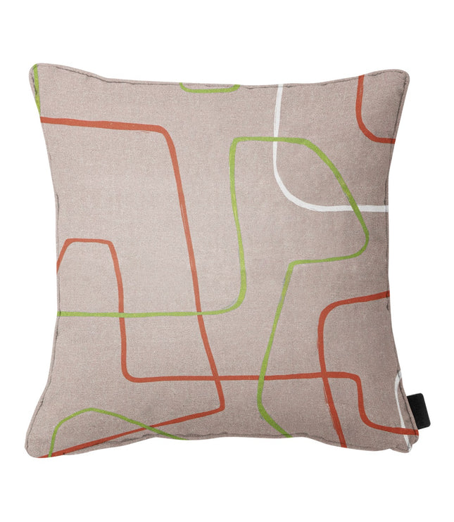 Sierkussen paspel ca.50x50cm Joah terra