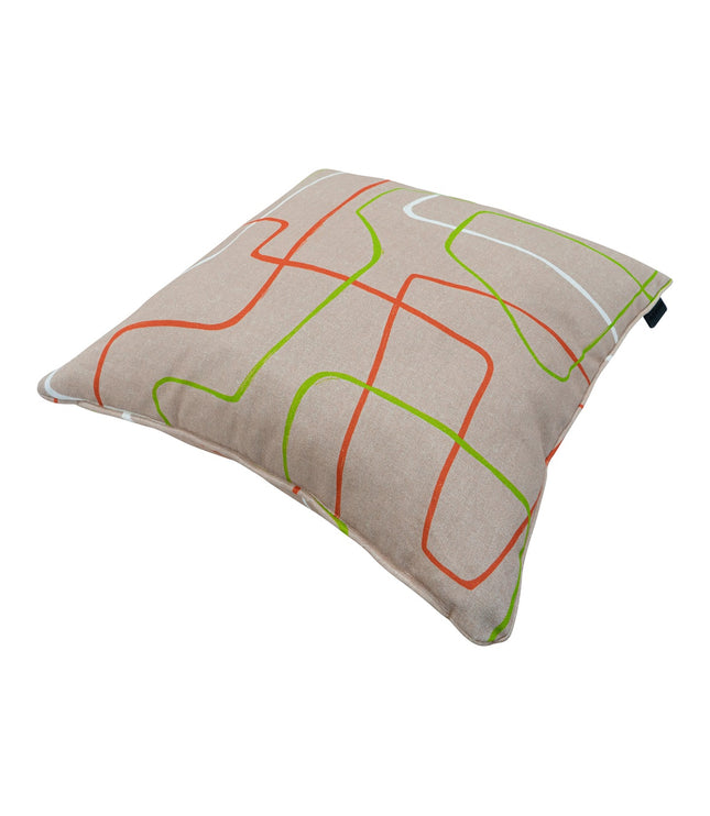 Sierkussen paspel ca.50x50cm Joah terra