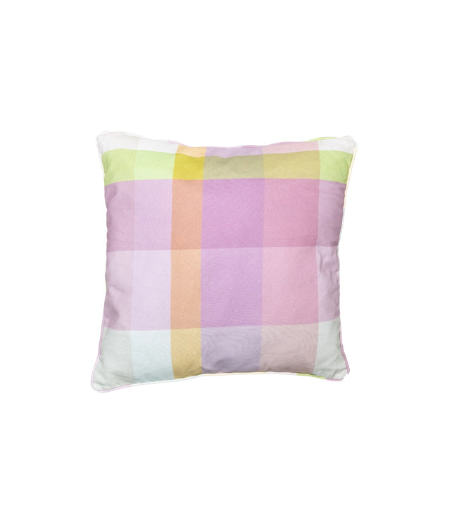 Sierkussen paspel ca.50x50cm Sya purple