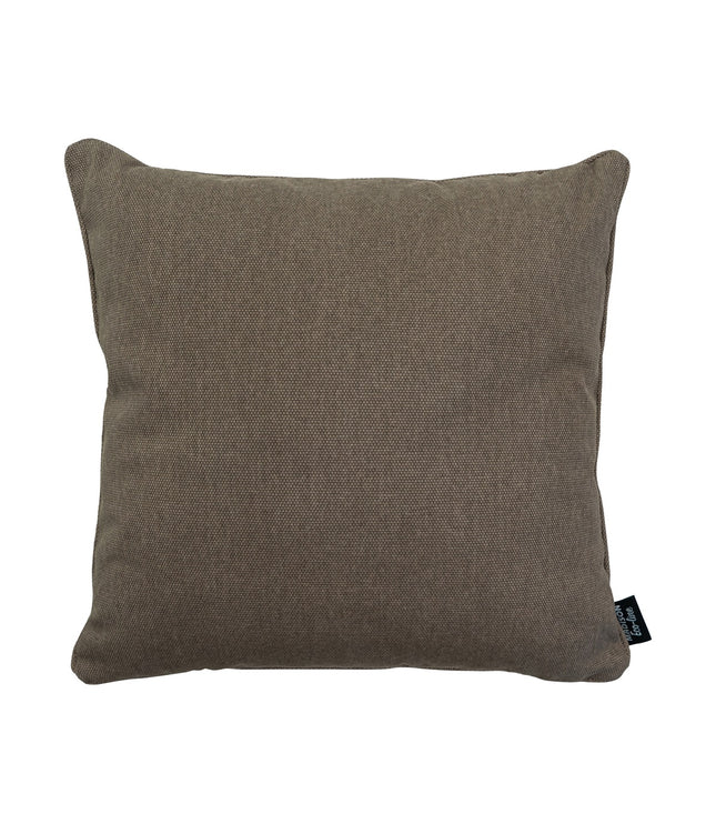 Sierkussen paspel ca.50x50cm Taupe canvas eco+