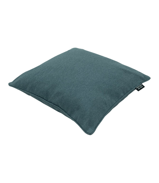 Dekorative Kissen Paspel ca.50x50 cm seeblauer Leinwand Eco+