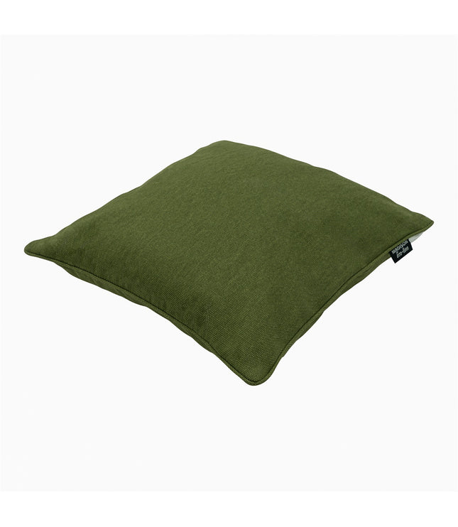Dekorative Kissen Paspel ca.50x50 cm Moosgrüne Leinwand Eco+