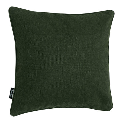 Dekorative Kissen Paspel ca.50x50 cm grüne Leinwand Eco+