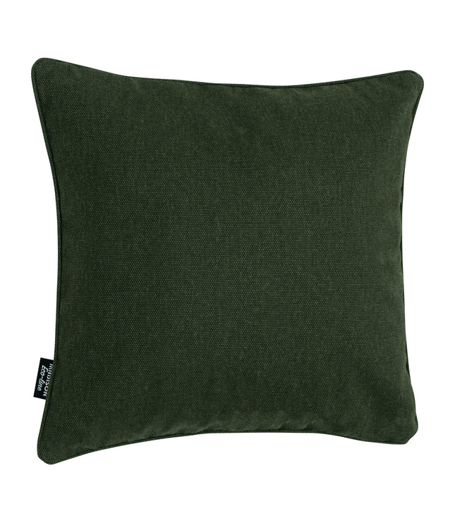 Dekorative Kissen Paspel ca.50x50 cm grüne Leinwand Eco+
