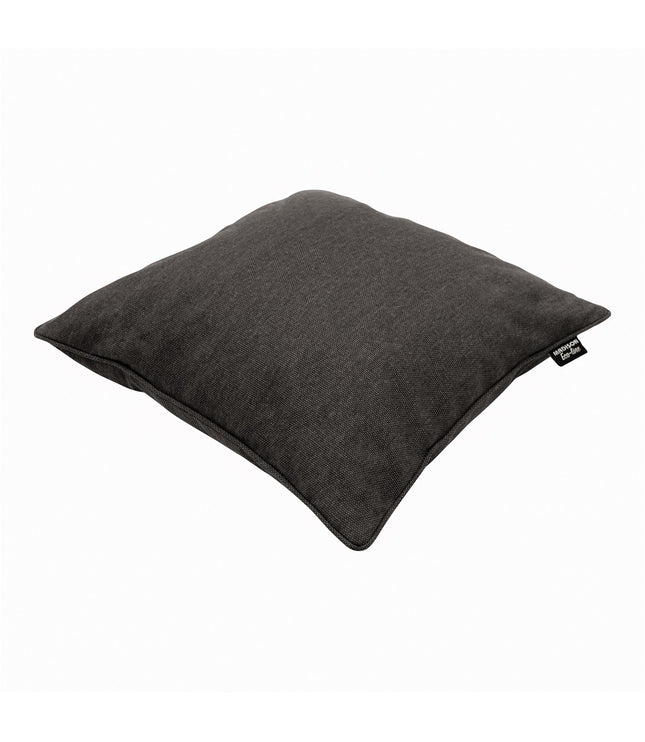 Dekorative Kissen Paspel ca.50x50 cm dunkelgraue Leinwand Eco+