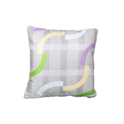 Sierkussen paspel ca.50x50cm Tess purple