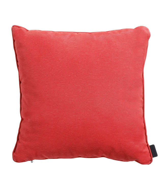 Dekorative Kissen Paspel ca.45x45 cm Panama Ziegelrot rot