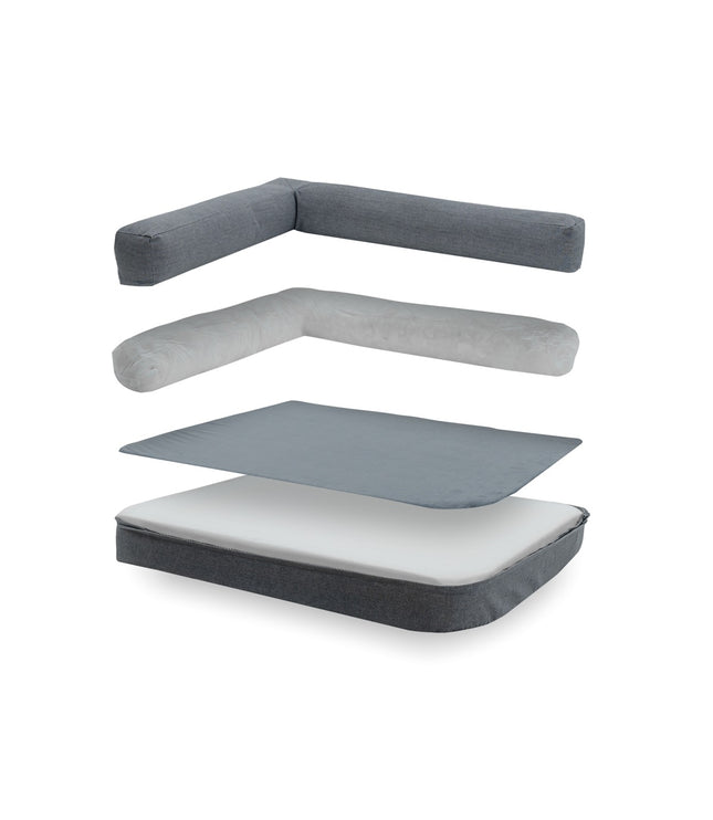 Hundekorb Royal Small Waschable ca.80x60x23 cm Oxford Gray