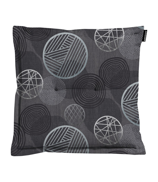 Zit universeel ca.50x50cm Circle grey