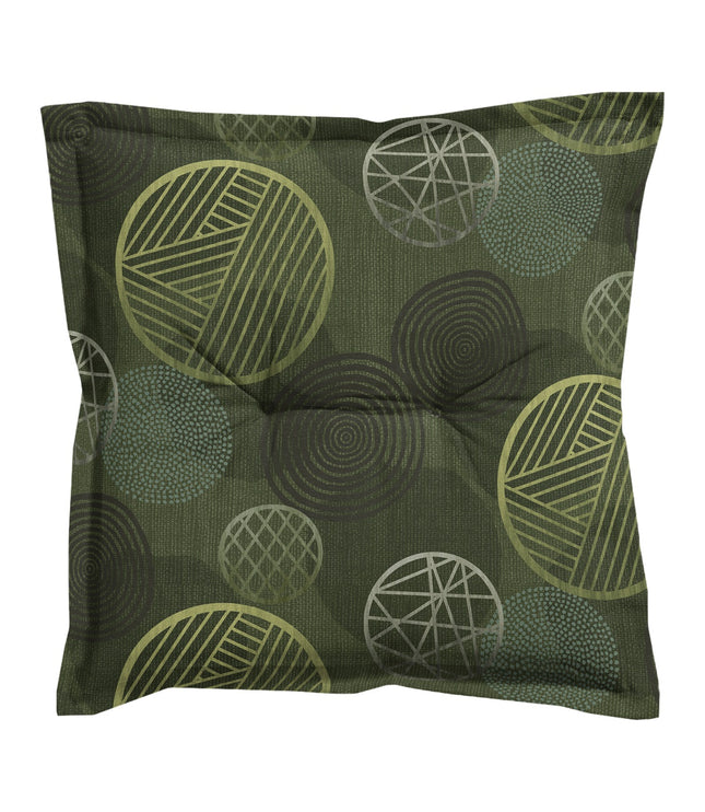 Zit universeel ca.50x50cm Circle green