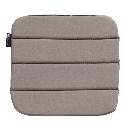 Modernes Esskissen ca. 40x40 cm Panama Taupe