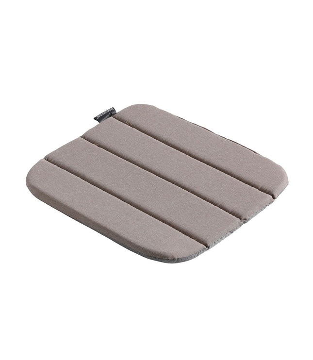 Modernes Esskissen ca. 40x40 cm Panama Taupe