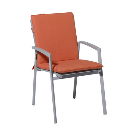 Stapelstoel kussen ca.97x49cm Panama flame orange