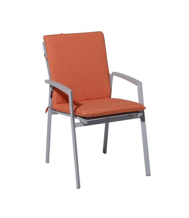 Stapelstoel kussen ca.97x49cm Panama flame orange