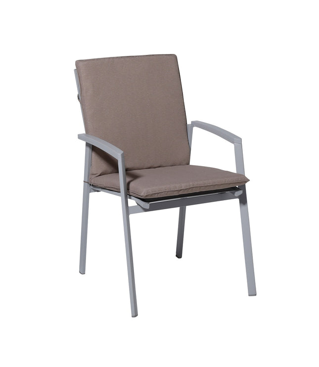 Stapelstuhlkissen ca.97x49cm Panama Taupe