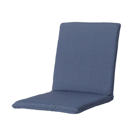 Stapelstoel kussen ca.97x49cm Panama safier blue